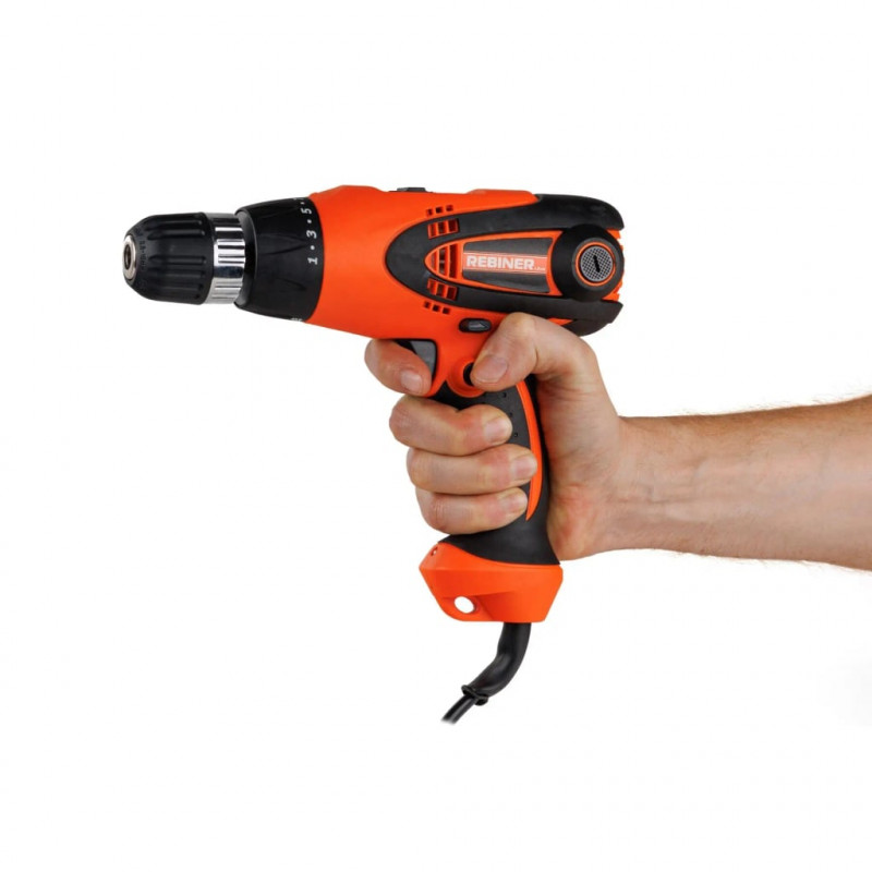 Шуруповерт мережевий Rebiner RDS-1250 двошвидкісний