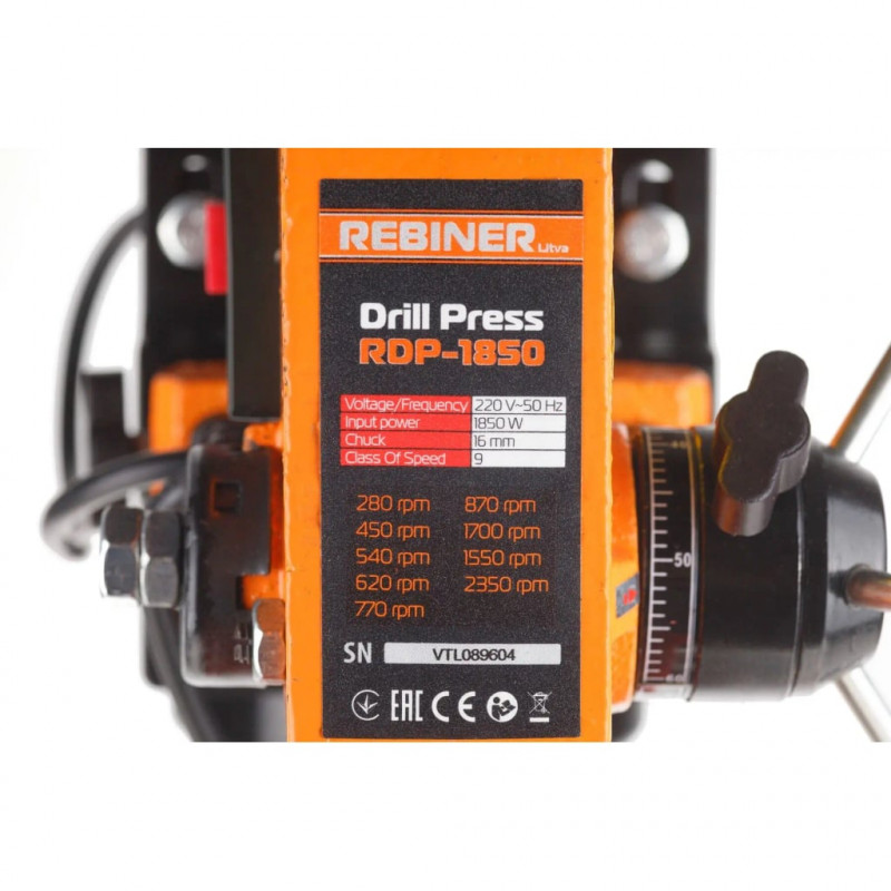 Свердлильний верстат Rebiner RDP-1850
