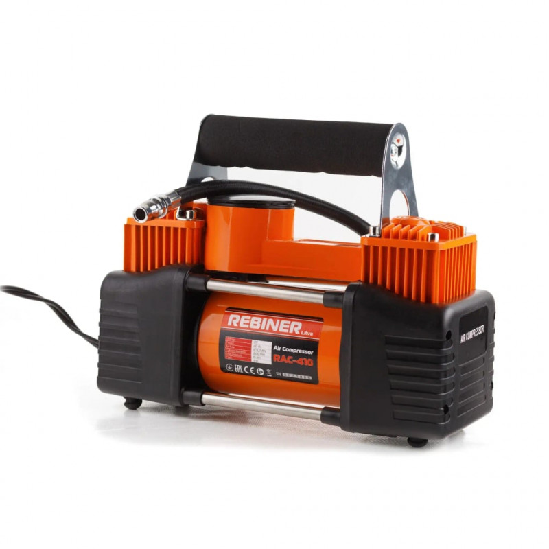 Компресор автомобільний Rebiner RAC-410 двопоршневий