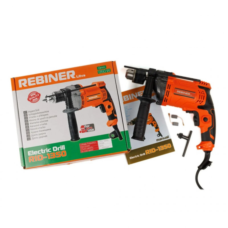 Дриль ударний Rebiner RID-1350