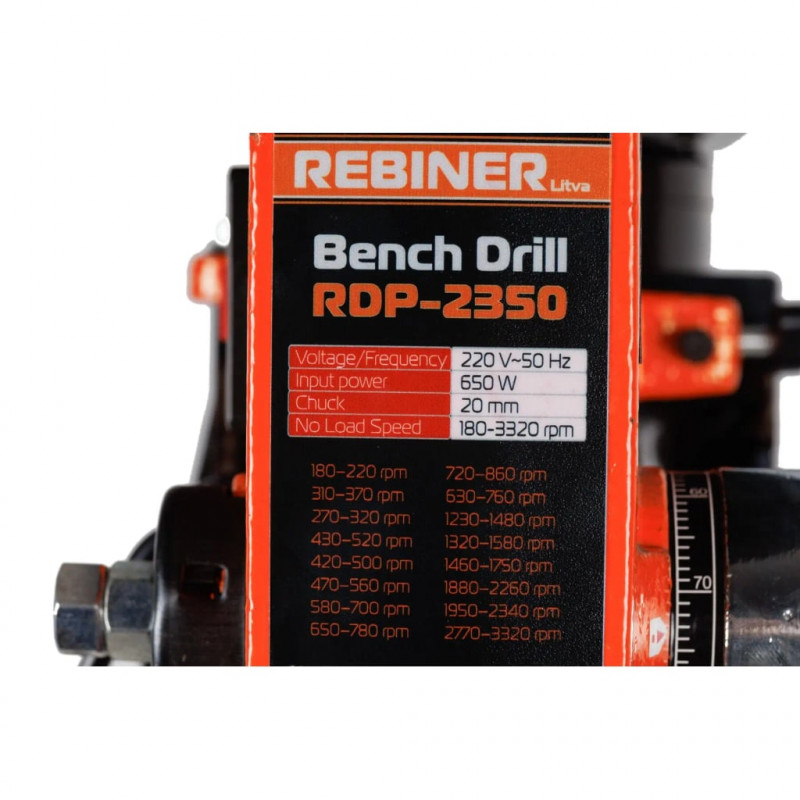 Свердлильний верстат Rebiner RDP-2350