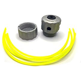 Головка для тримера металева посилена (павук) Rebiner RTH-C012 з жилкою