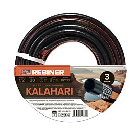 Шланг для поливу 1/2" (12.7 мм) 20 м армований Rebiner Kalahari RK122