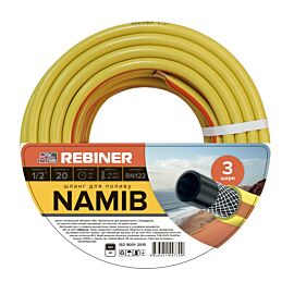 Шланг для поливу 1/2" (12.7 мм) 20 м армований Rebiner Namib RN122
