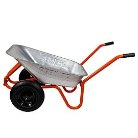 Тачка будівельна Rebiner 90 л двоколісна з усиленою рамою