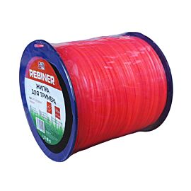 Леска для триммера 2.7 мм 300 м квадрат бухта Rebiner RTL-2.7(300K)