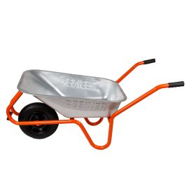 Тачка строительная Rebiner 90 л с усиленной рамой