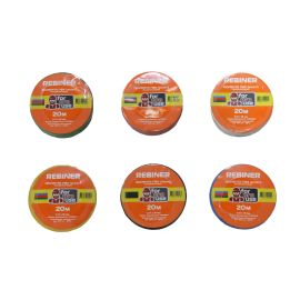 Изолента ПВХ Rebiner 18 мм × 20 м (комплект)